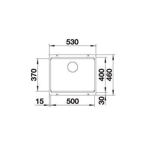 BLANCO ETAGON 500-U SILG PDUR M.ZUB InFino O.AF...