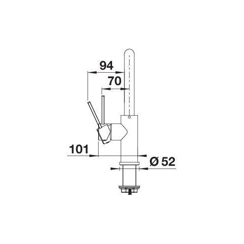 BLANCO LANORA Brushed Stainless steel HD,...