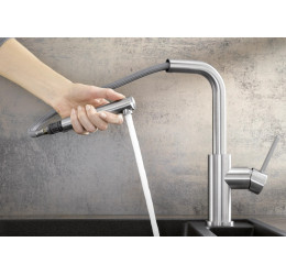 BLANCO LANORA-S Brushed Stainless steel HD, 523123... 2