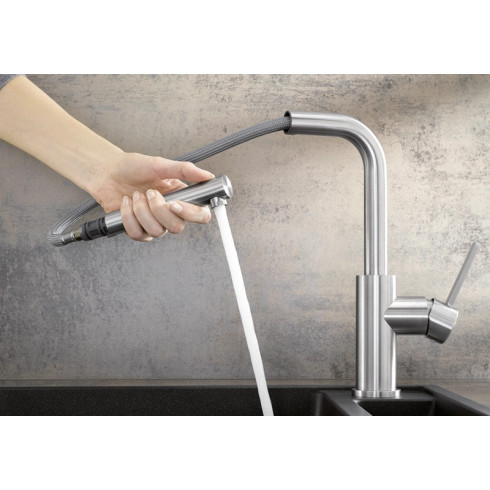 BLANCO LANORA-S Brushed Stainless steel HD,...