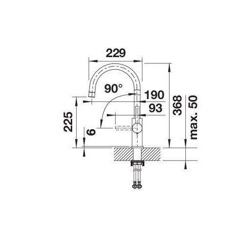 BLANCO CANDOR Brushed Stainless steel HD,...