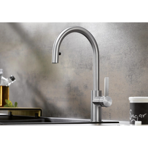 BLANCO CANDOR-S Brushed Stainless steel HD,...