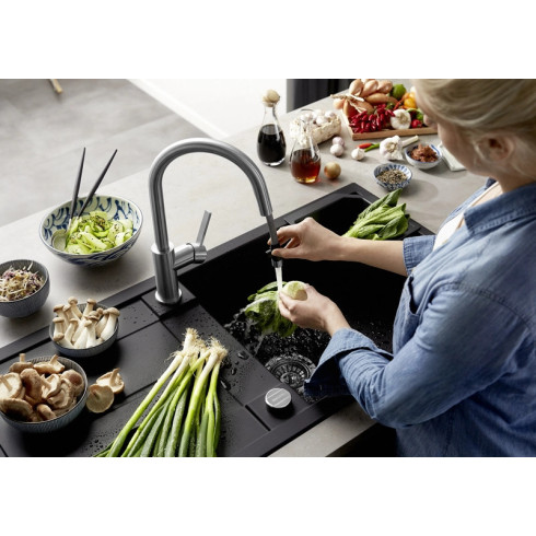 BLANCO CANDOR-S Brushed Stainless steel HD,...