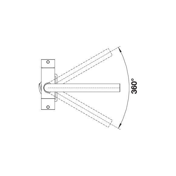BLANCO FONTAS II Filter PVD steel, 523129 (Maišytuvas)
