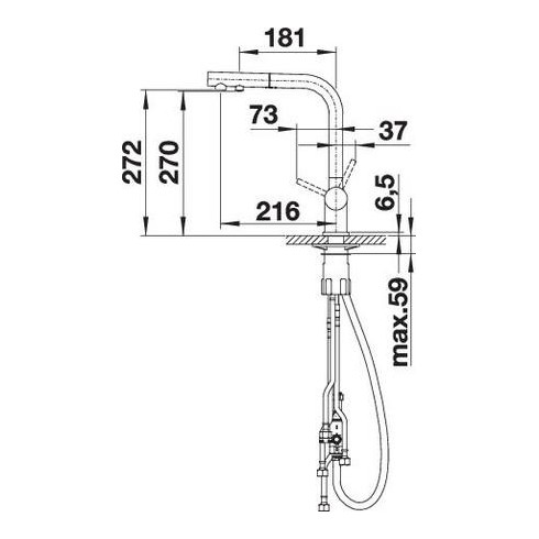 BLANCO FONTAS-S II HD (Maišytuvas)