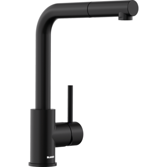 BLANCO MILA-S Black matt HD, 526660 (Maišytuvas)