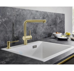 BLANCO LINUS Satin gold HD, 526683 (Maišytuvas) 2