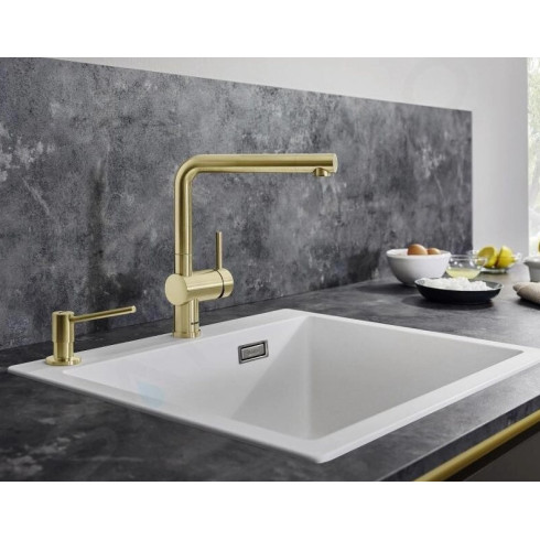 BLANCO LINUS Satin gold HD, 526683 (Maišytuvas)