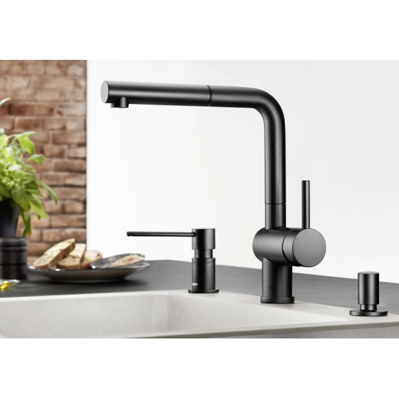 BLANCO LINUS-S matt black HP, 525807 (Maišytuvas)