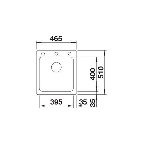 BLANCO NAYA 45 SILG PDUR O.AF (Plautuvė)