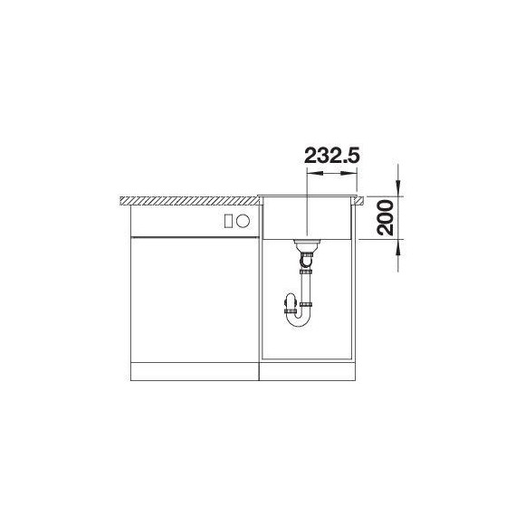 BLANCO NAYA 45 SILG PDUR O.AF (Plautuvė)