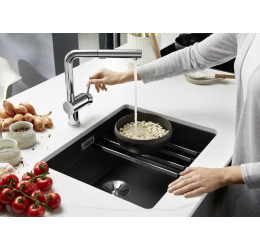 BLANCO ETAGON 500-U SILG PDUR M.ZUB InFino O.AF (Plautuvė) 2