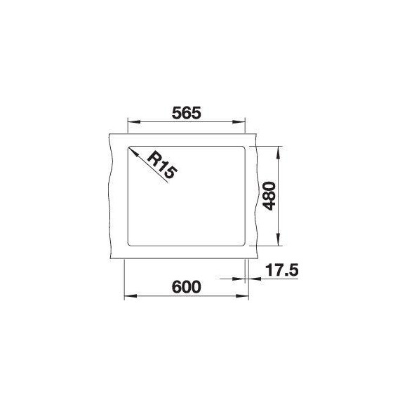 BLANCO LEGRA 6 SILG O.ZUB O.AF  (Plautuvė)