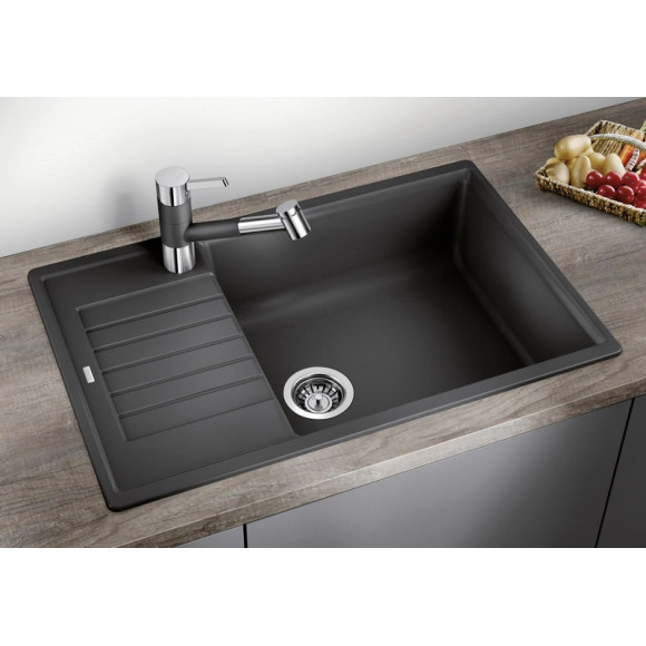 BLANCO ZIA XL 6 S SILG Compact PDUR O.AF (Plautuvė)