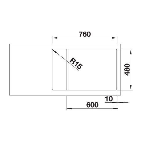 BLANCO ZIA XL 6 S SILG Compact PDUR O.AF...