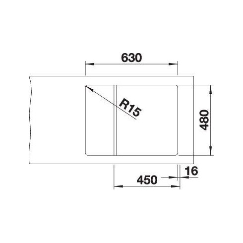 BLANCO ELON 45 S PDUR InFino O.AF (Plautuvė)