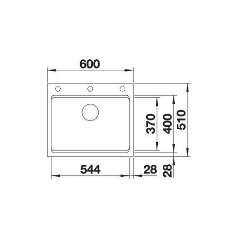 BLANCO ETAGON 6 PDUR M.ZUB InFino O.AF (Plautuvė)