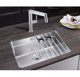 BLANCO ETAGON 500-U SATIN InFino O.AF, 521841 (Plautuvė) 2