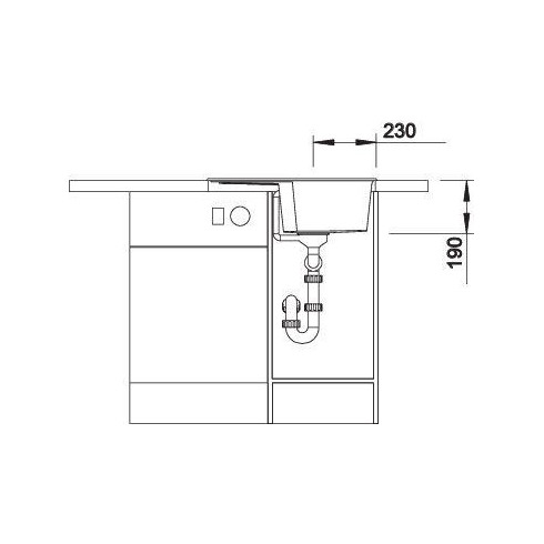 BLANCO ZIA 40 S SILG PDUR O.AF (Plautuvė)