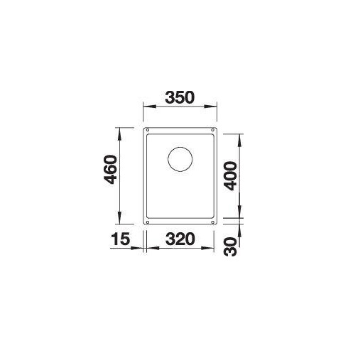BLANCO SUBLINE 320-U SILG PDUR InFino O.AF...