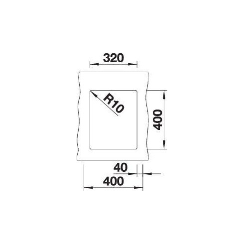 BLANCO SUBLINE 320-U SILG PDUR InFino O.AF...