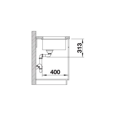 BLANCO SUBLINE 320-U SILG PDUR InFino O.AF...