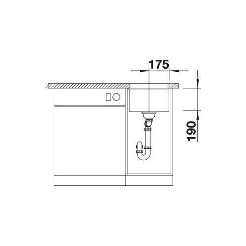 BLANCO SUBLINE 320-U SILG PDUR InFino O.AF...