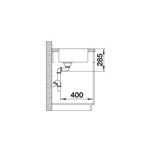 BLANCO SOLIS 500-IF BRUSHED InFino O.AF, 526123...