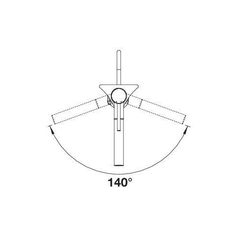 BLANCO ALTA-S II Satin gold, 527554 (Maišytuvas)