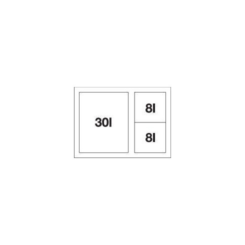 BLANCO SELECT II XL 60/3 Orga, 526210 (Atliekų...