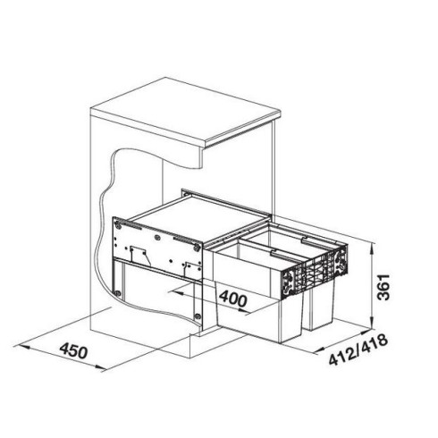 BLANCO SELECT II 45/2, 526200 (Atliekų...
