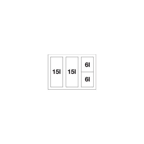 BLANCO SELECT II 60/4, 526206 (Atliekų rūšiavimo sistema)