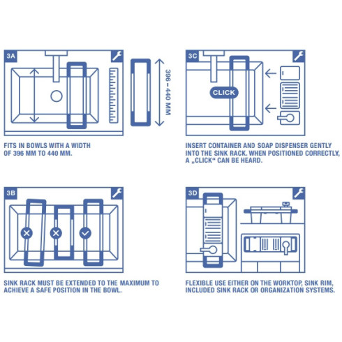 BLANCO Worktop Organizer Main Set, 527448...