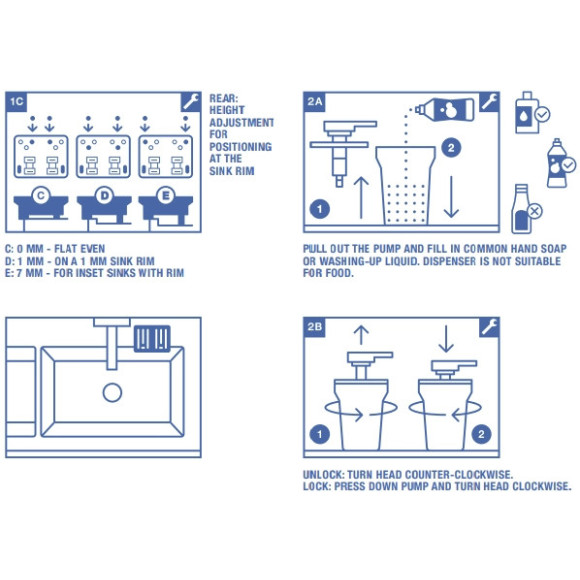 BLANCO Worktop Organizer Main Set, 527448 (Stalviršio priedų rinkinys)