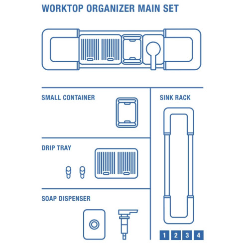 BLANCO Worktop Organizer Main Set, 527448...