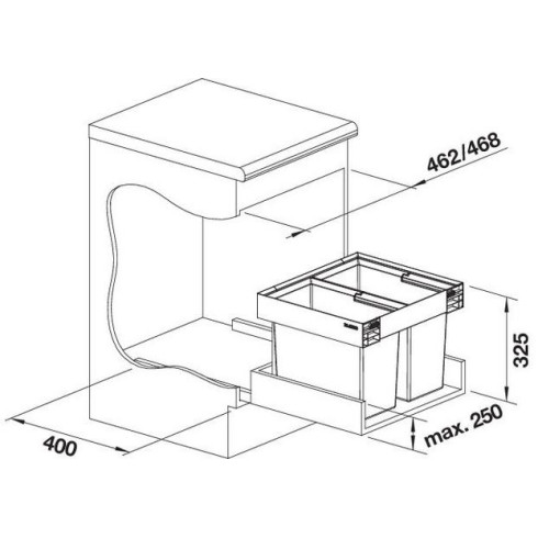 BLANCO FLEXON II LOW 50/2, 526639 (Atliekų...