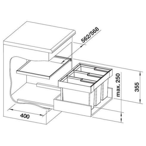 BLANCO FLEXON II 60/3, 521472 (Atliekų...