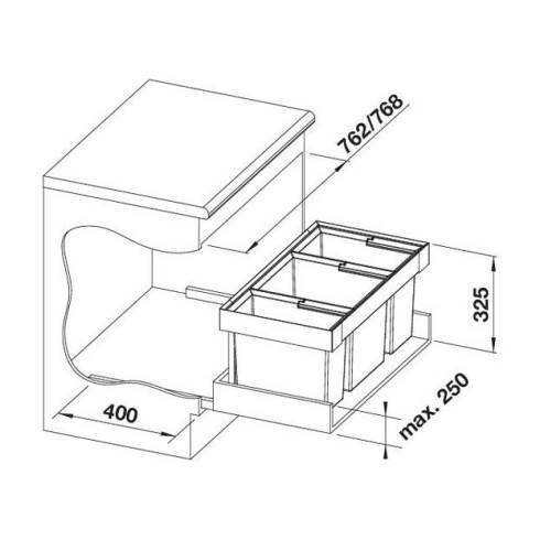 BLANCO FLEXON II LOW 80/3, 525221 (Atliekų...