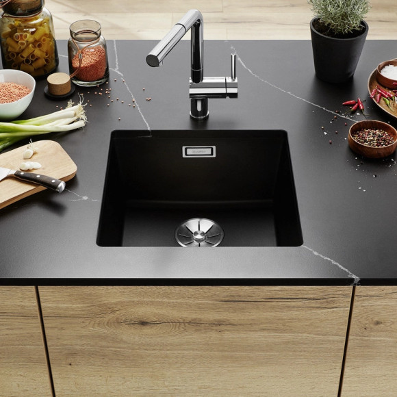 BLANCO SUBLINE 400-U SILG O.ZUB O.AF WFS (Plautuvė)