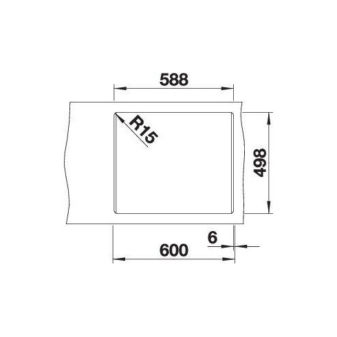 BLANCO ETAGON 6 SILG M.ZUB O.AF WFS (Plautuvė)