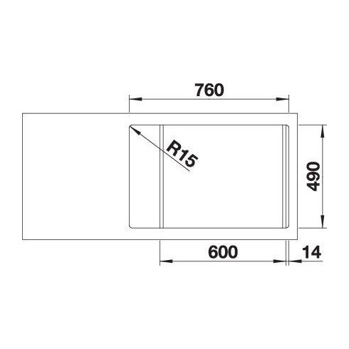 BLANCO ZENAR XL 6 S C RE SILG PDUR O.ZUB InFino...