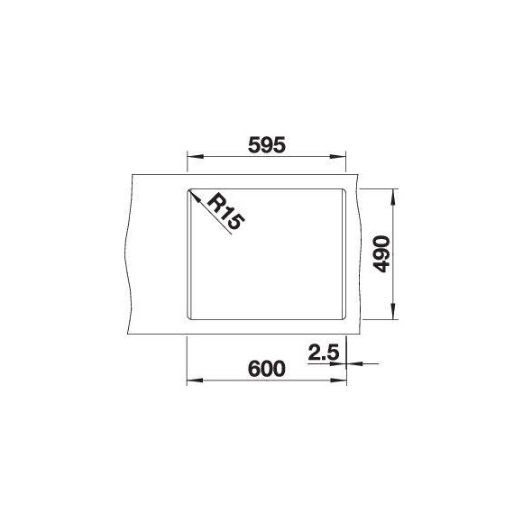BLANCO PLEON 6 SILG O.ZUB O.AF WFS (Plautuvė)