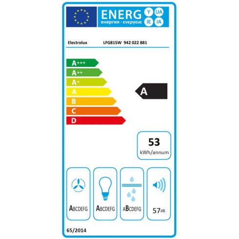 Electrolux LFG815W (Gartraukis)