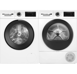 BOSCH WGG244ZTSN + WQG2420ESN (Skalbimo įrangos komplektas)