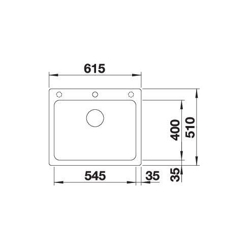 BLANCO NAYA 6 SILG PDUR O.AF (Plautuvė)