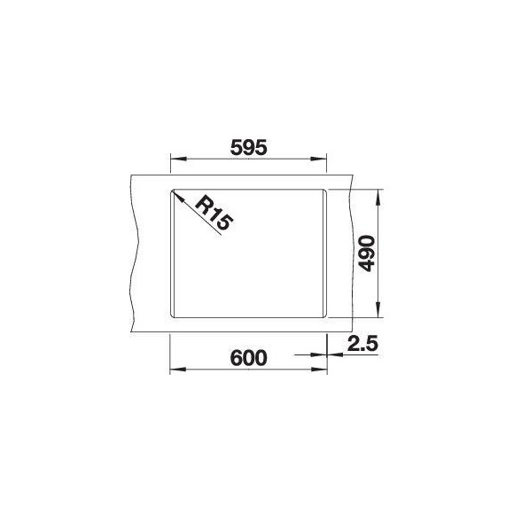 BLANCO NAYA 6 SILG PDUR O.AF (Plautuvė)