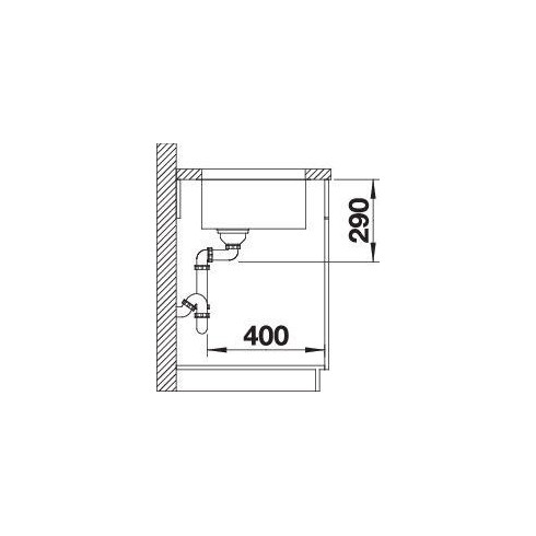 BLANCO ANDANO 700-U SATIN InFino O.AF, 522971...