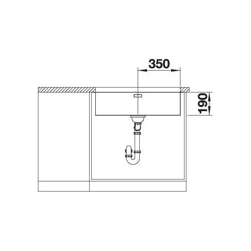 BLANCO ANDANO 700-U SATIN InFino O.AF, 522971...