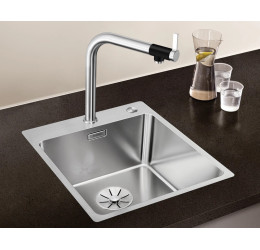 BLANCO ANDANO 400-IF/A SATIN InFino M.PC, 525244 (Plautuvė) 2