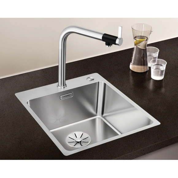 BLANCO ANDANO 400-IF/A SATIN InFino M.PC, 525244 (Plautuvė)